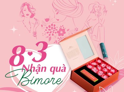 Bimore Light Cosmetics gợi ý những set quà 8/3 dành cho doanh nghiệp