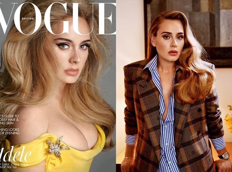 "Họa mi nước Anh" Adele khoe nhan sắc quý phái hậu giảm cân trên tạp chí Vogue