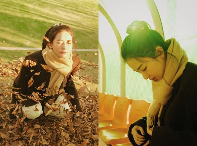 Seulgi (Red Velvet) xinh tươi dưới tán lá vàng mùa thu, bất ngờ hơn khi đây chỉ là ảnh đời thường