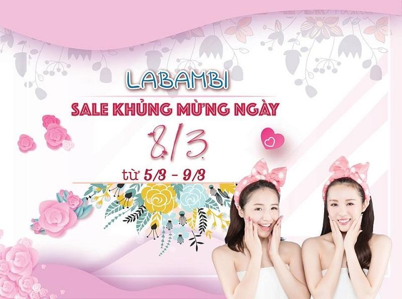 Labambi sale khủng mừng ngày 8/3