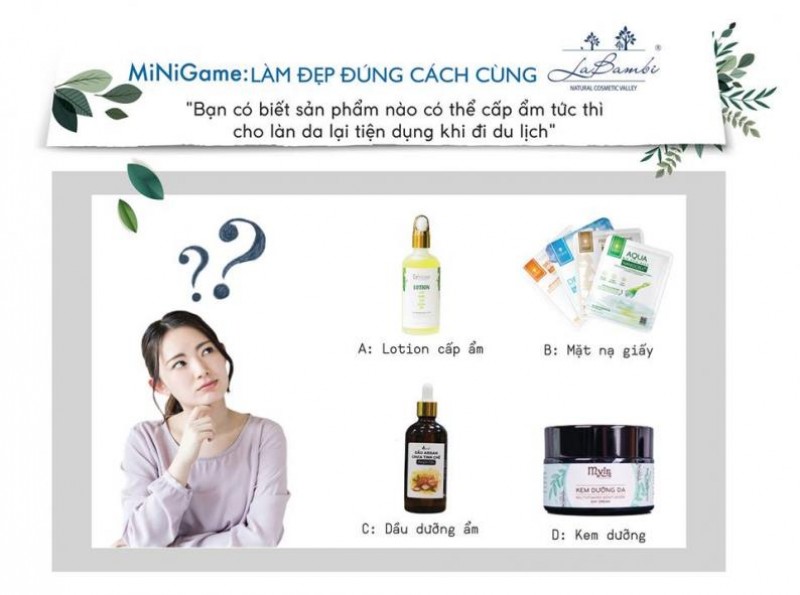 MINIGAME LÀM ĐẸP ĐÚNG CÁCH CÙNG LABAMBI - LẦN 4 