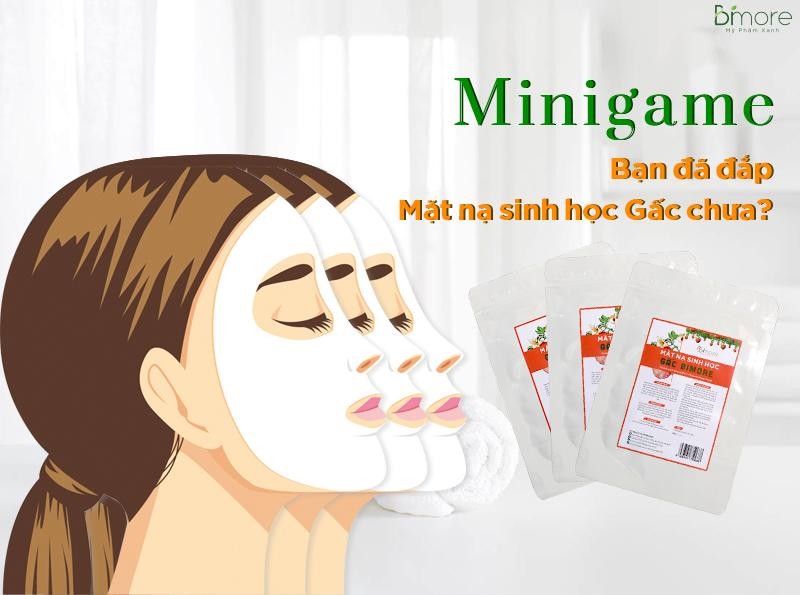 Minigame số 12 - Đắp mặt nạ gấc