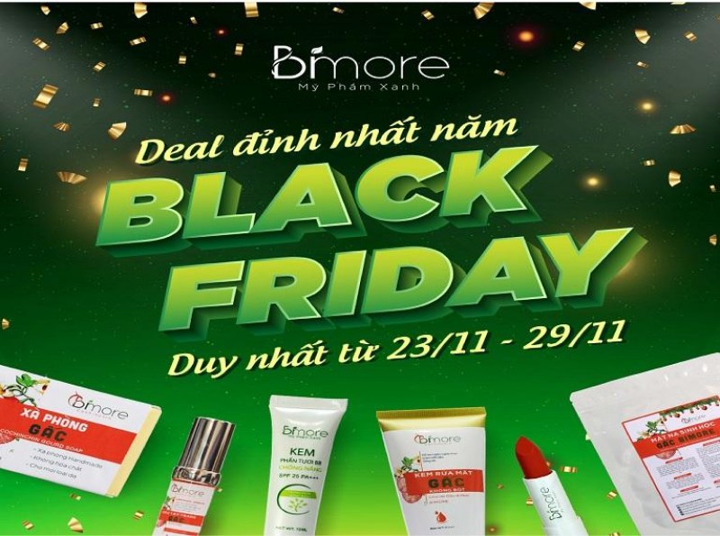 Bạn đã rinh các siêu Sale Combo của Mỹ phẩm xanh BiMore nhân dịp Black Friday hay chưa?