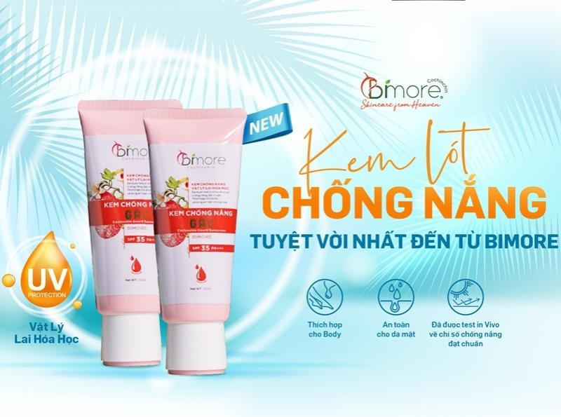 Cảm nhận về kem chống nắng gấc của Mỹ phẩm xanh Bimore