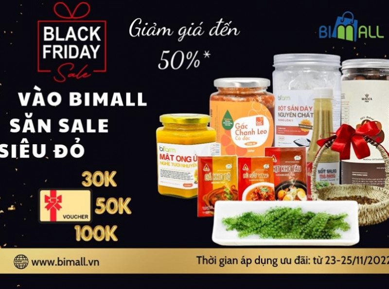 Black Fiday - Vào Bimall săn sale siêu đỏ