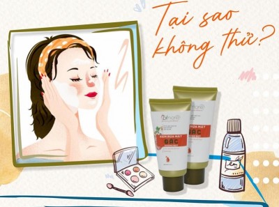 Đây là cách mình sử dụng kem rửa mặt gấc không bọt 