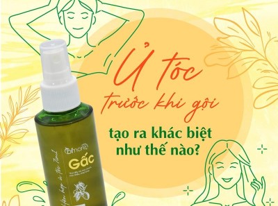 Cách gội đầu không bị bết dính sau khi sử dụng Hỗn hợp ủ tóc 7in1 của Bimore