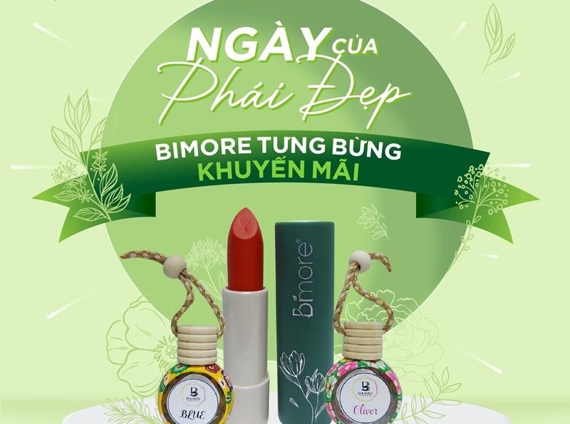 Bimore khuyến mãi mừng 8/3 - Ngày của phái đẹp 