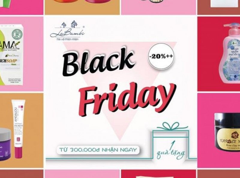 Cơ hội nhận mỹ phẩm miễn phí trị giá gần 400 ngàn đồng dịp BlackFriday 