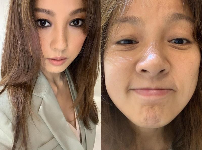 Selfie ảnh trang điểm rồi khoe luôn mặt mộc, quả nhiên chỉ có Lee Hyori mới dám "chơi lớn" như vậy