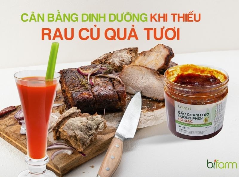 Cân bằng dinh dưỡng khi thiếu rau củ quả tươi